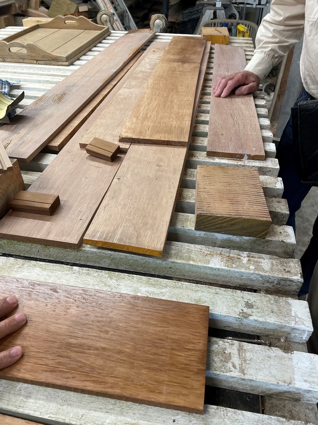 Himalayan oak processed into planks (taken separate site visit on 17th Jan 2025)