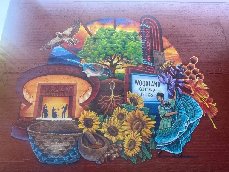 New Mural in Woodland