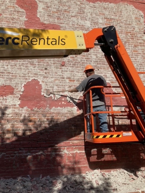 Renovating old wall