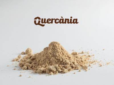 Quercania logo and acorn flour