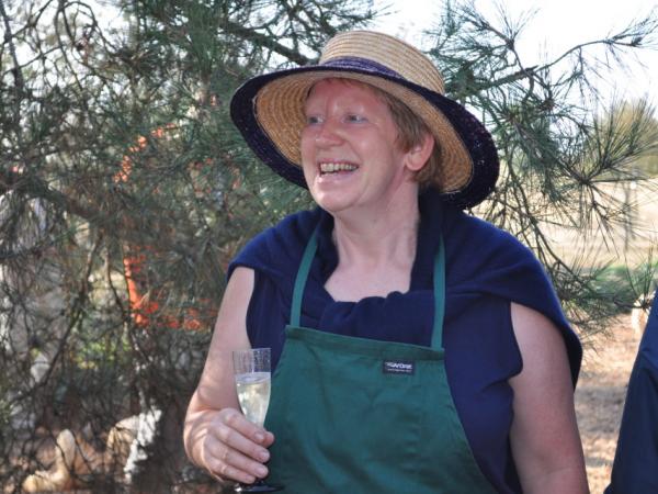 06/10/12. Arboretum de la Bergerette. A. Mattern, chief chef of a magnificent lunch. Photo: C. Snyers d'Attenhoven.