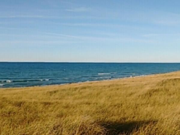 New Buffalo, Michigan - Photo: R. Cameron View of Lake Michigan, New Buffalo, MI - Photo: R. Cameron