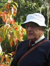 Comte de la Rochefoucauld, understandably proud of his Franklinia Comte de la Rochefoucauld, understandably proud of his Franklinia