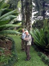 Michel Duhart and Paco Garin at Jardín Botánico Wilson, Costa Rica